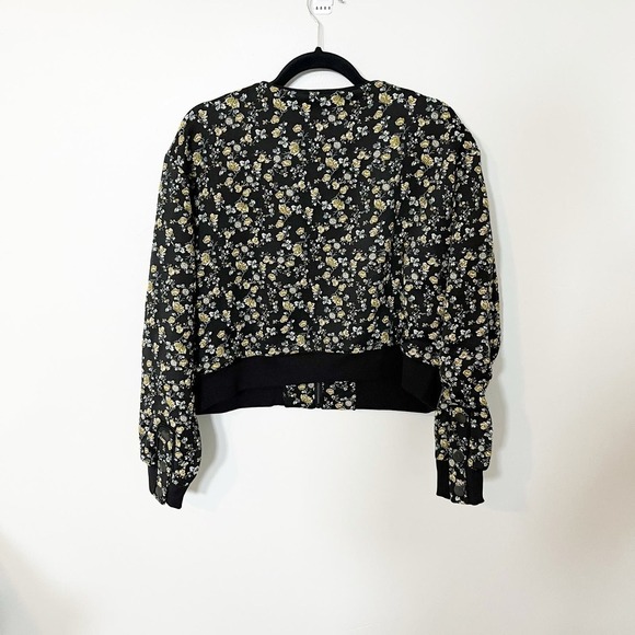 Tularosa revolve Isabelle Jacket in Yellow Rose Floral cropped medium - Picture 5 of 12